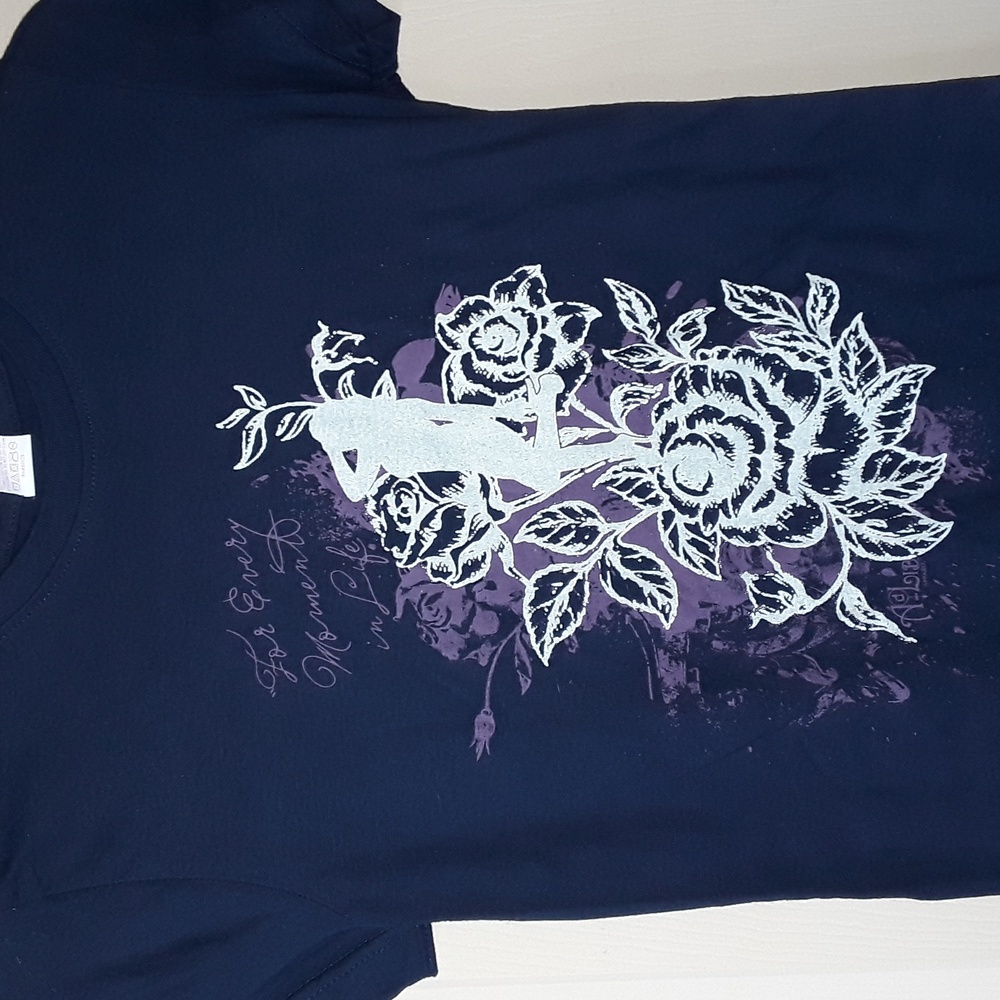 AdLib Apparel Graphic "Budding Rose" Tee